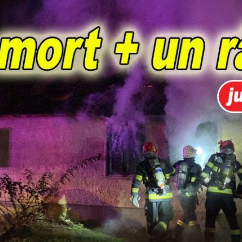 Incendiu devastator în comuna Cernatesti: o persoană a murit, alta este în stare gravă