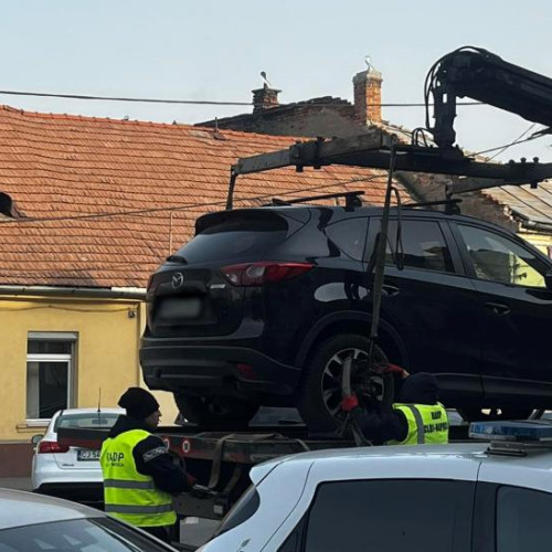 Sofer ghinionist în Cluj-Napoca: masina ridicată după ce a fost parcată ilegal