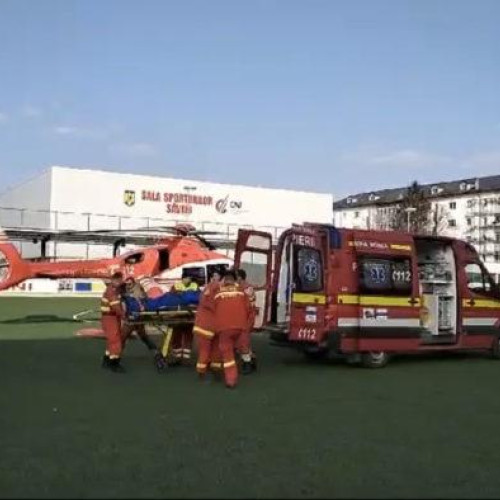 O femeie din județul Botoșani, transportată de urgență cu elicopterul SMURD după ce a suferit un infarct