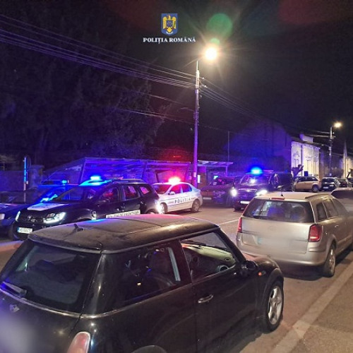 Razie a poliției în Carei pentru prevenirea infracțiunilor