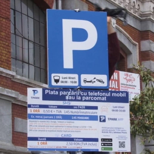 Zeci de amenzi pentru șoferii din Botoșani care nu au plătit parcarea