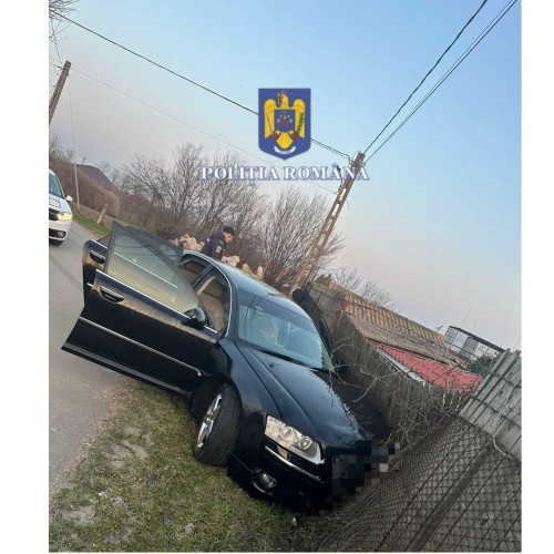 Bărbat reținut pentru conducerea fără permis și vehicul nerematriculat în Nicolae Bălcescu