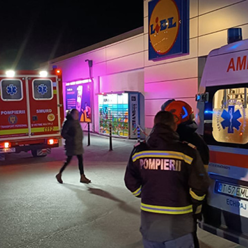 Incident cu spray iritant la un supermarket din Medgidia