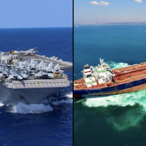Coliziune între portavionul Harry Truman și un cargou în apropiere de Egipt