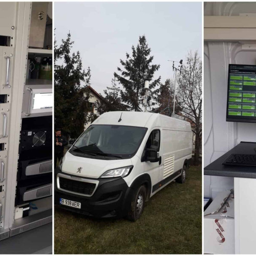 Un autolaborator pentru monitorizarea calității aerului, amplasat la Sebeș