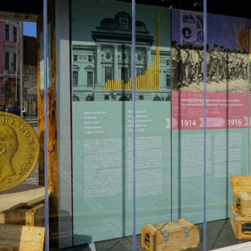 Expozitie in aer liber la Brașov dedicată istoriei Tezaurului BNR de la Moscova