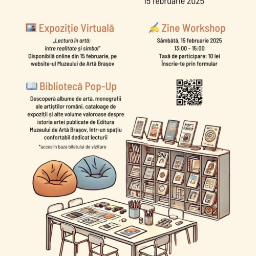 Muzeul de Artă Brașov sărbătorește Ziua Națională a Lecturii pe 15 februarie 2025