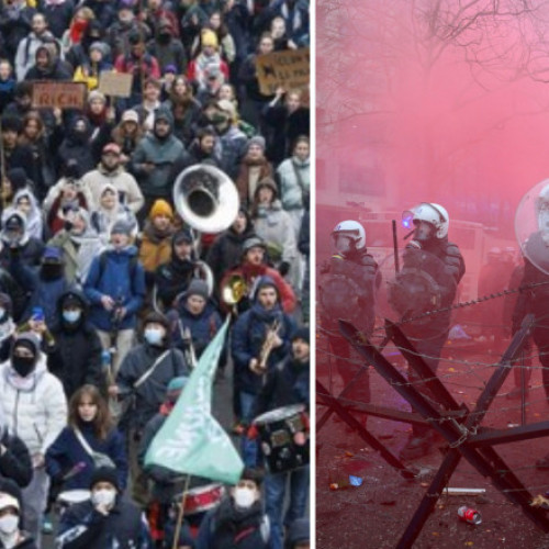 Zeci de mii de belgieni protestează împotriva reformelor pensiilor