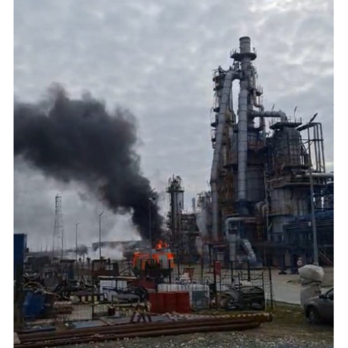 Incendiu localizat la rafinăria Petromidia, fără victime