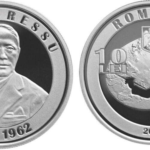 Lansarea monedei din argint dedicată lui Camil Ressu
