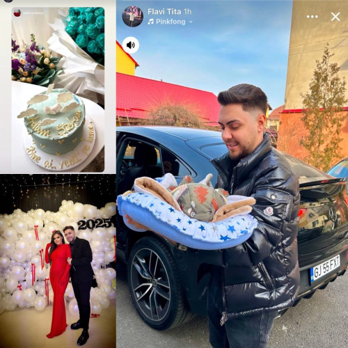 Fericire fără margini pentru Flavi Tita, artistul în vogă, și familia sa