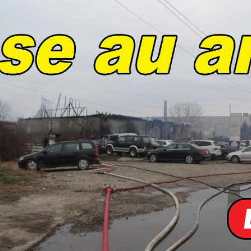Incendiu pe Soseaua Brailei: Peste 25 de mașini afectate