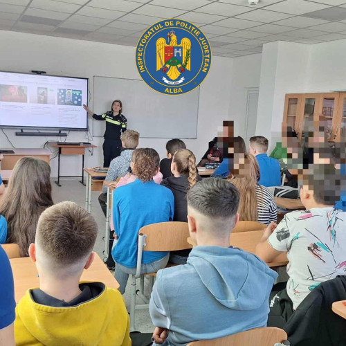 Activități de siguranță pentru peste 300 de elevi din județul Alba