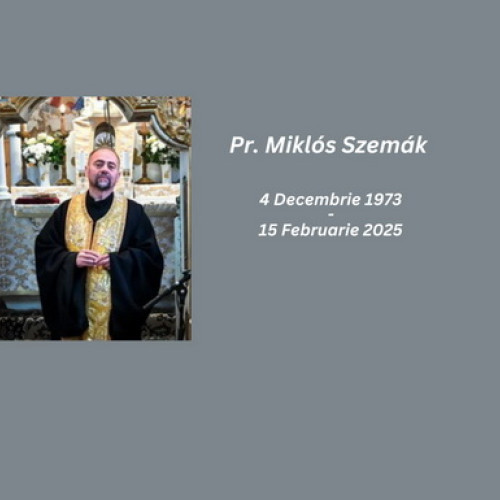 Decesul părintelui Miklos Szemak, fost preot paroh în Parohia Cidreag