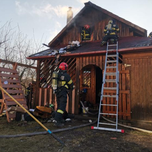 Incendiu pe strada Valea Fanatelor din Cluj-Napoca