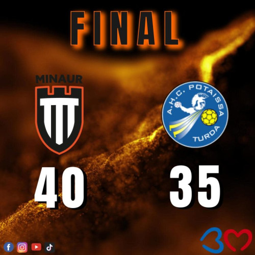 CS Minaur câștigă meciul împotriva Potaissa Turda
