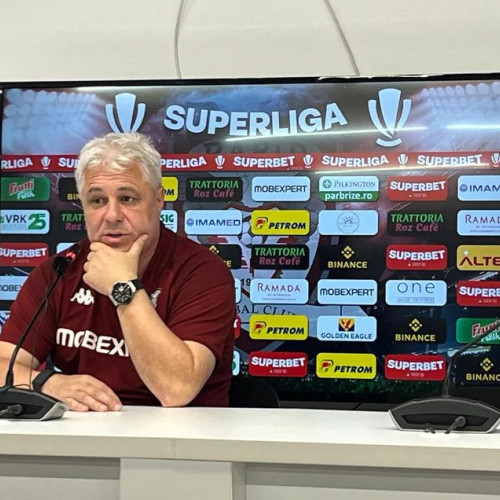 Marius Sumudica, antrenorul Rapidului, se pregătește pentru un meci greu cu FC Botoșani