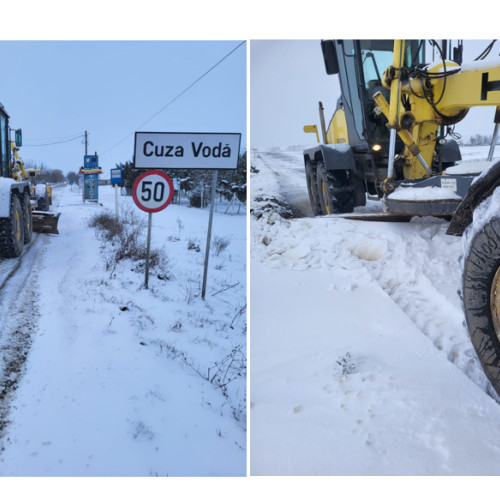 Circulația rutieră în condiții de iarnă în județul Constanța