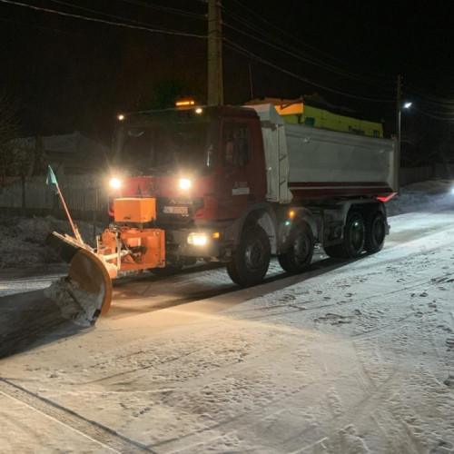 Iarna a afectat judetul Galati, dar drumurile sunt deschise
