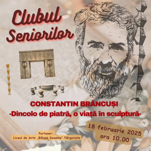 Întâlnire dedicată lui Constantin Brâncuși la Biblioteca Județeană Dâmbovița
