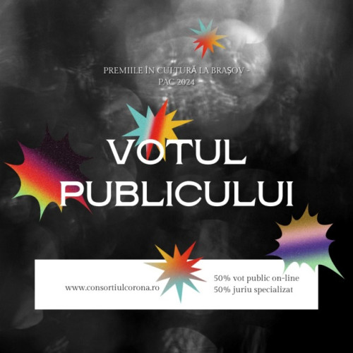 A început votul public pentru Premiile Anului în Cultura la Brașov 2024
