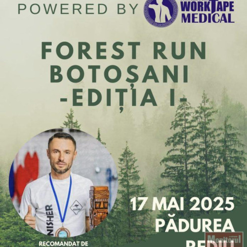 Organizatorii Forest Run lansează regulamentul pentru prima ediție din Botoșani