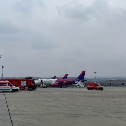 Dificultăți la aterizarea unui avion pe Aeroportul Internațional "Avram Iancu" Cluj
