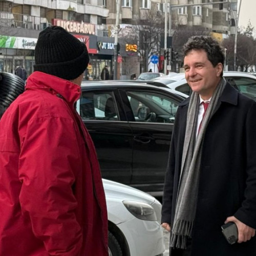 Nicușor Dan, în Bacau pentru a-și susține candidatura la alegerile prezidențiale