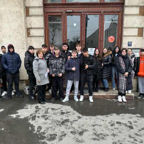 Vizită la redacția cotidianului "Viața liberă" de către elevii Liceului Tehnologic "Radu Negru"