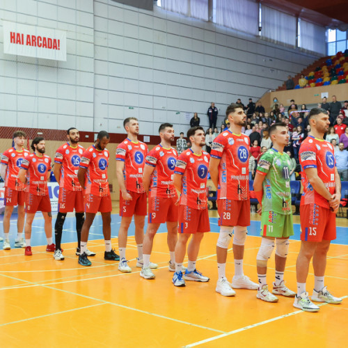 CSM Arcada se pregătește pentru meciuri decisive în Divizia A1 de volei masculin