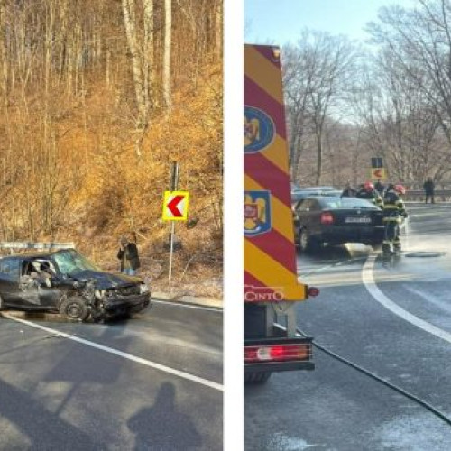 Accident rutier pe D.N.18 în Pasul Gutai