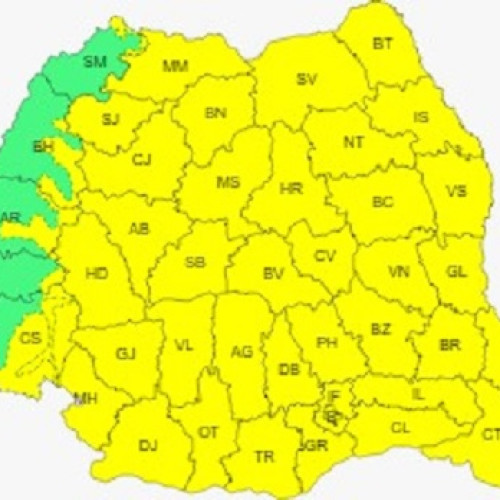 Avertizare meteo: cod galben pentru vreme rece