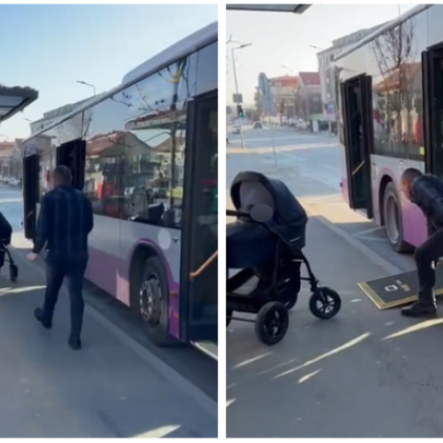Gest frumos al unui sofer de autobuz din Cluj