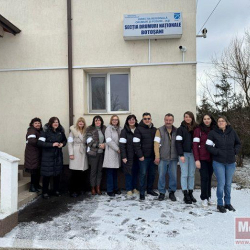 Angajații de la Drumuri Naționale protestează împotriva problemelor grave