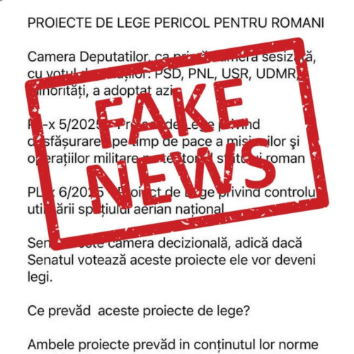 Ministerul Apărării Naționale răspunde la dezinformările legate de noile legi