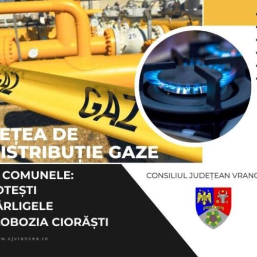 Consiliul Județean Vrancea sprijină dezvoltarea rețelei de gaze naturale