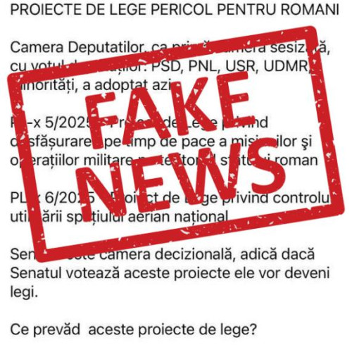 Val de dezinformări pe TikTok și Facebook, avertizează Armata Română