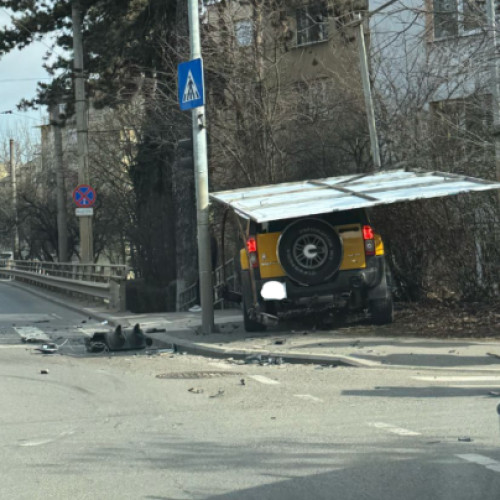 Accident pe strada Plopilor din Cluj-Napoca