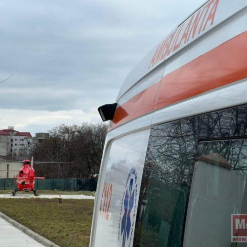 Elicopterul SMURD a intervenit de urgență la Botoșani pentru o femeie cu sindrom coronarian acut