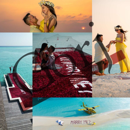 Cererea în căsătorie a unei afaceriste din Dubai, în stil de poveste în Maldive