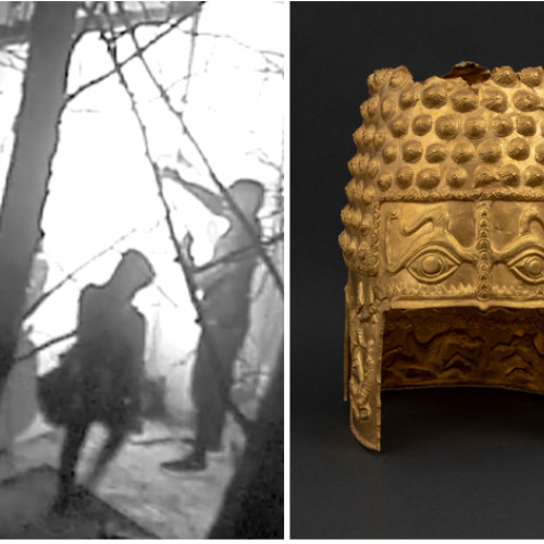 Tânăr audiat în cazul furtului de artefacte dacice