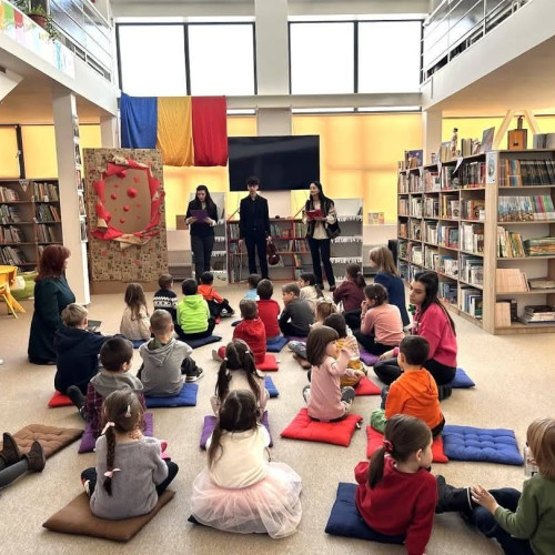 Atelier tematic dedicat lui Brancusi la Biblioteca Județeană Dâmbovița