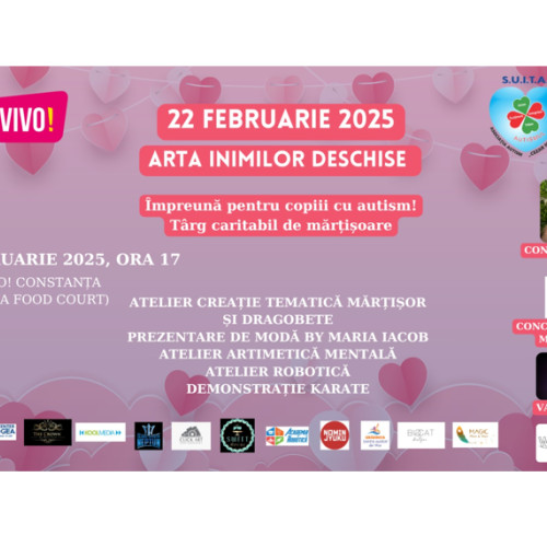 Eveniment caritabil pentru copii cu autism la VIVO! Constanța