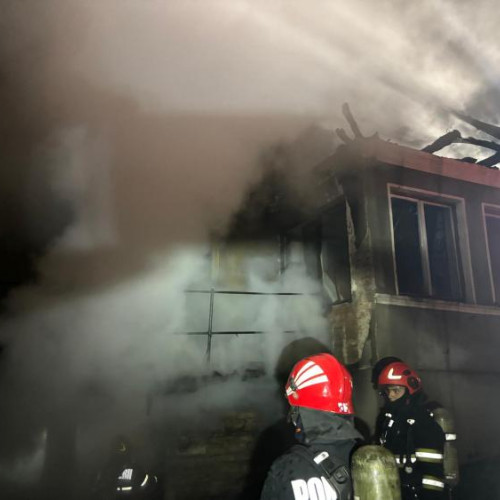 Incendiu devastator în comuna Vultureni, județul Cluj