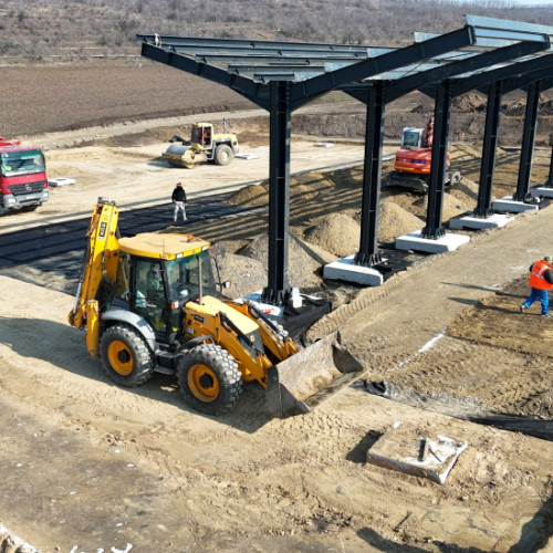 Centrul de colectare a deșeurilor de la Valea Mărului, aproape finalizat