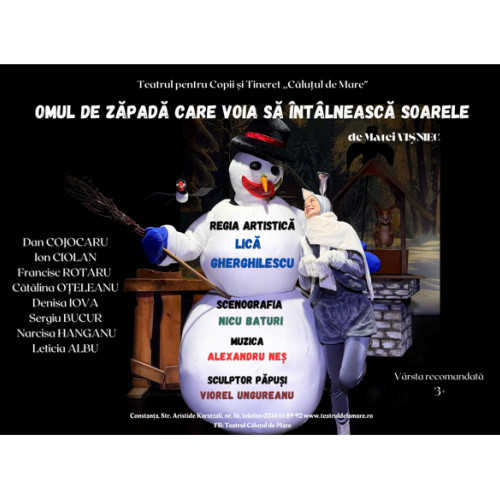 Spectacol pentru copii la Teatrul Calutul de Mare