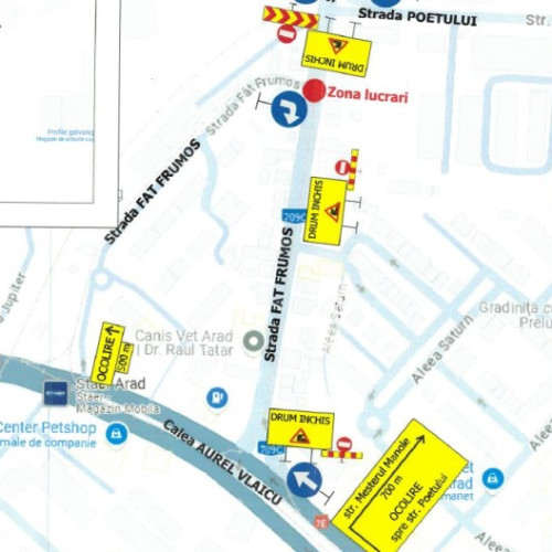 Restricții de circulație în Arad în perioada 24 februarie - 21 martie 2025