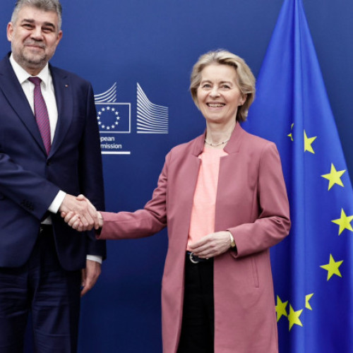 Premierul Ciolacu discută la Bruxelles despre prioritățile României