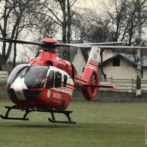Elicopterul SMURD, solicitat la Dorohoi pentru un pacient grav