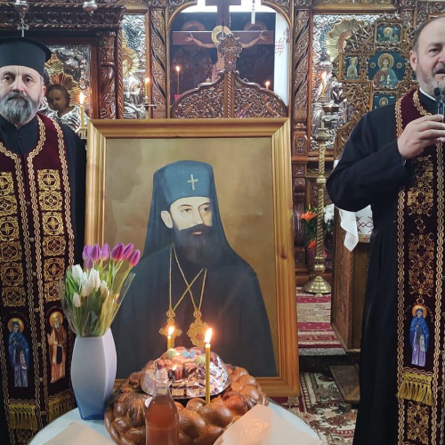 Comemorarea mitropolitului Visarion Puiu la Pașcani, județul Iași